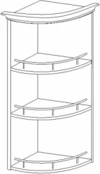 Шкаф торцевой Тиффани 19.18