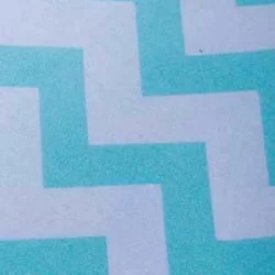 Комплект постельного белья детский зигзаг бирюза на белом