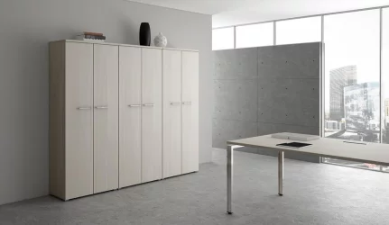 Стол системы БЭНЧ, переговорный, конечный GLOSS LINE НСПК-П.928 Ivory