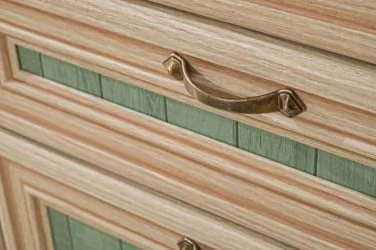 Кухонный гарнитур угловой Кантри №03 Сономе эйч светлая