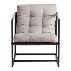 Кресло Charli/Чарли рогожка, серо-бежевый, 3M 16/2, 70х70х84 см