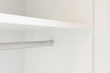 Шкаф комбинированный (с ящ. 1-створчатый) Чудо MDW-02 Белый рамух