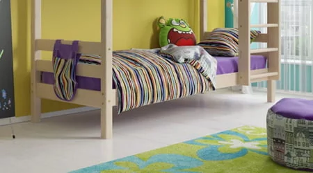 Двухъярусная кровать Соня Вариант 9 с прямой лестницей