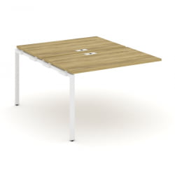 Двойной наборный элемент рабочей станции CONCEPT CN.DNRS-002 Дуб Винченцо Белый