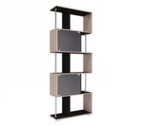 Стеллаж в гостиную Style-4 Ясень шимо темный-ясень шимо светлый