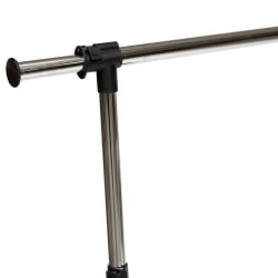 Вешалка с обувницей NY-3294 металл, 84-125*43*102-167см, хром/черный