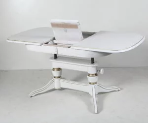 Стол-трансформер Лира-4 тон 1 с золотой патиной