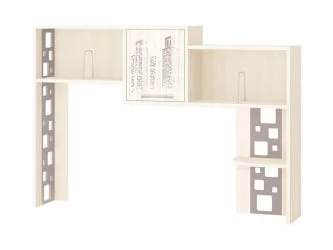 Стол компьютерный с надстройкой Мегаполис 55.14 55.19 Сосна Астрид