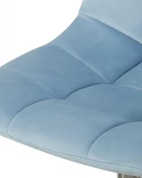 Стул барный DOBRIN TAILOR Пудрово-голубой велюр MJ9-74