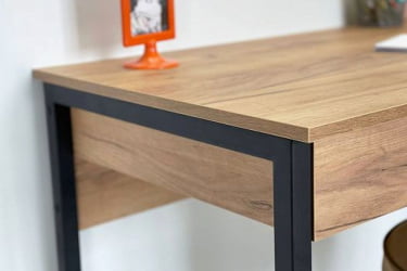 Детский маленький стол SMU-01 графит/черный муар