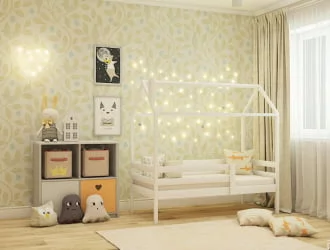 Кровать-домик RooRoom кд-3 Белый