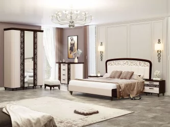 Комод Катрин 92.20 Дуб венге Белый песок Браун вуд