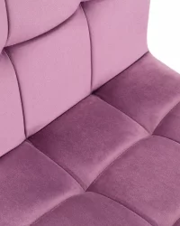 Стул барный DOBRIN GOLDIE Пудрово-сиреневый велюр MJ9-52