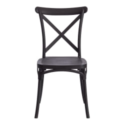 Стул для кухни CROSS (mod. PL24) пластик, 48 х 58 х 89 см, Black (черный) 05