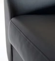 Диван трехместный Наполи Премиум Д3 Санторини 401 (черный) Категория 1