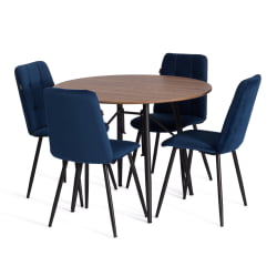 Стул обеденный Asti TREND, велюр, Blue (синий), 47х54х86 см