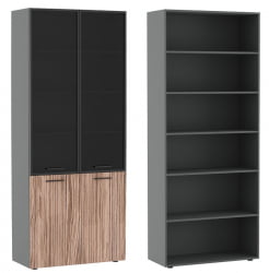 Шкаф для бумаг DALI DLI37250023 Орех Антрацит