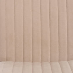 Стул обеденный Monte Carlo флок , 50х55х93, бежевый/черный, 7