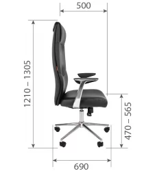 Кресло руководителя CHAIRMAN VISTA кожа Коричневый