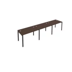 Рабочая станция на 3 раб.места Metal System Б.СМ-3.2 Венге/Антрацит