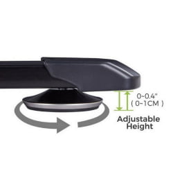 Стол для для компьютера (для геймеров) L-формы c электрической регулировкой по высоте EUREKA ERK-EGD-L60L-B-US