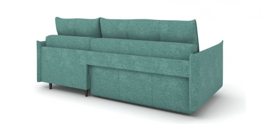 Диван Каролина  угловой универсальный ткань Lamb slate (1600*2260*930) Синий, 2106399/51841/7