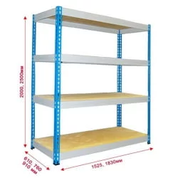 Стеллаж для склада МКФ 15614-2,5