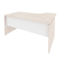 Стол эргономичный левый ONIX O.SA-4L Денвер Светлый/Белый