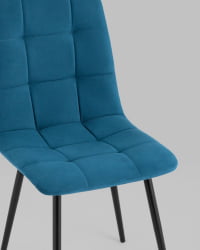 Стул Oliver велюр Пыльно-синий