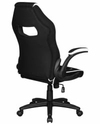 Кресло игровое DOBRIN RICK (черно-белый)