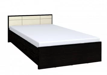 Кровать АМЕЛИ 3 1400 с основанием дерево (венге)