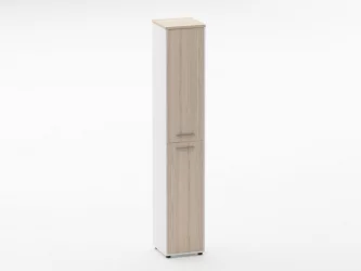 Шкаф 5 узкий закрытый Deka 10.23.16Л Туя/Белый