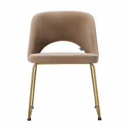 Кресло Ларс Диаг беиге/Линк золото / Lars Diag beige/Линк