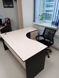 Стол компьютерный угловой Р.СКУ-16 (правый) Венге/Дуб молочный