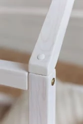 Детская кровать для мальчика в колерованном масле