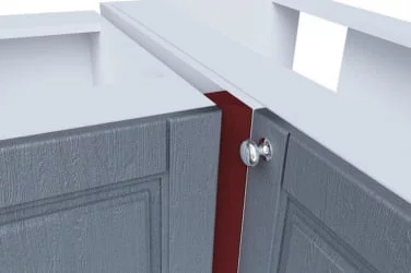 Планка декоративная стола углового Мокка ЛД 285.630.000 Дуб фактурный антрацит