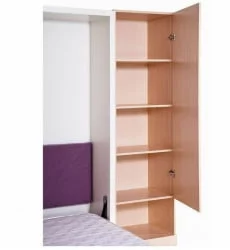 Шкаф-диван-кровать Смарт 1 3-в-1 правый 1600 Дуб молочный