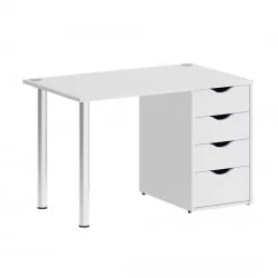 Стол письменный HOME OFFICE VR.SP-3-118.4 Белый Бриллиант