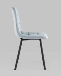 Стул Chilly велюр серо-голубой 4 шт.