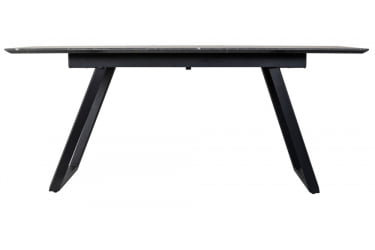 Стол Пеле раздвиж. 140-180 Темный мрамор/Бабочка