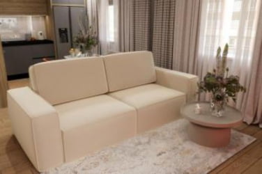 Диван прямой Сунндал (Berhouse) Цвет фасада: Левис 04 велюр; Тип: Прямой; Материал фасада: Металл/Велюр