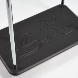 Вешалка с обувницей MAPLE МДФ/металл, 72*40*158 см, Венге