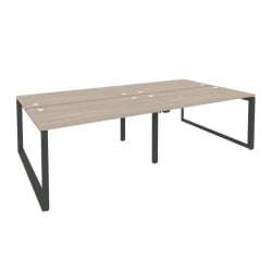 Рабочая станция на О-образном м/к ONIX O.MO-D.RS-4.3.7 Дуб Аттик/Антрацит