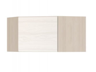 Антресоль угловая правая Графит 74.108 Сосна Астрид /Ваниль