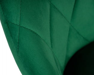 Стул барный ДОБРИН ЛОГАН БЛАCК (зеленый велюр (МДЖ9-88)) 2 шт / DOBRIN LOGAN BLACK (MJ9-88))