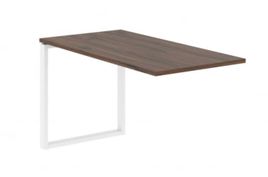 Брифинг-приставка EDIS EQB 1367 Дуб Денвер темный Белый