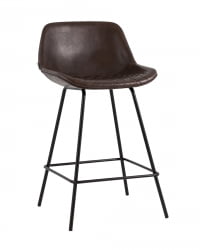 Стул полубарный Деймон (ПБ) экокожа Коричневый