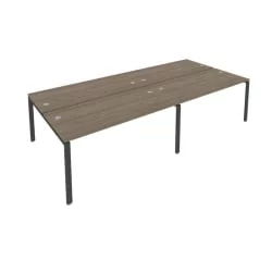 Рабочая станция на 4 раб.места Метал Сйстем Б.СМ-4.4 Вяз/Антрацит / Metal System