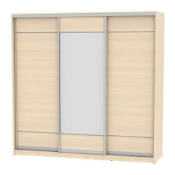 Шкаф-купе B-230х235х60-3(ДМ-D7D8D7)