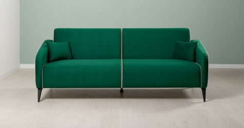 Диван-кровать НОЭЛЬ Велутто 33 т-зел малахит